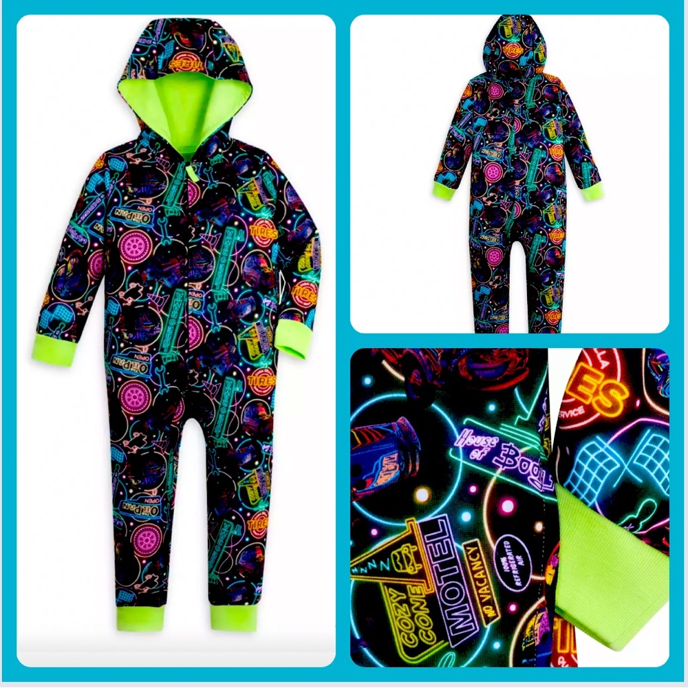 Disney Cars Land Neon Pjs
